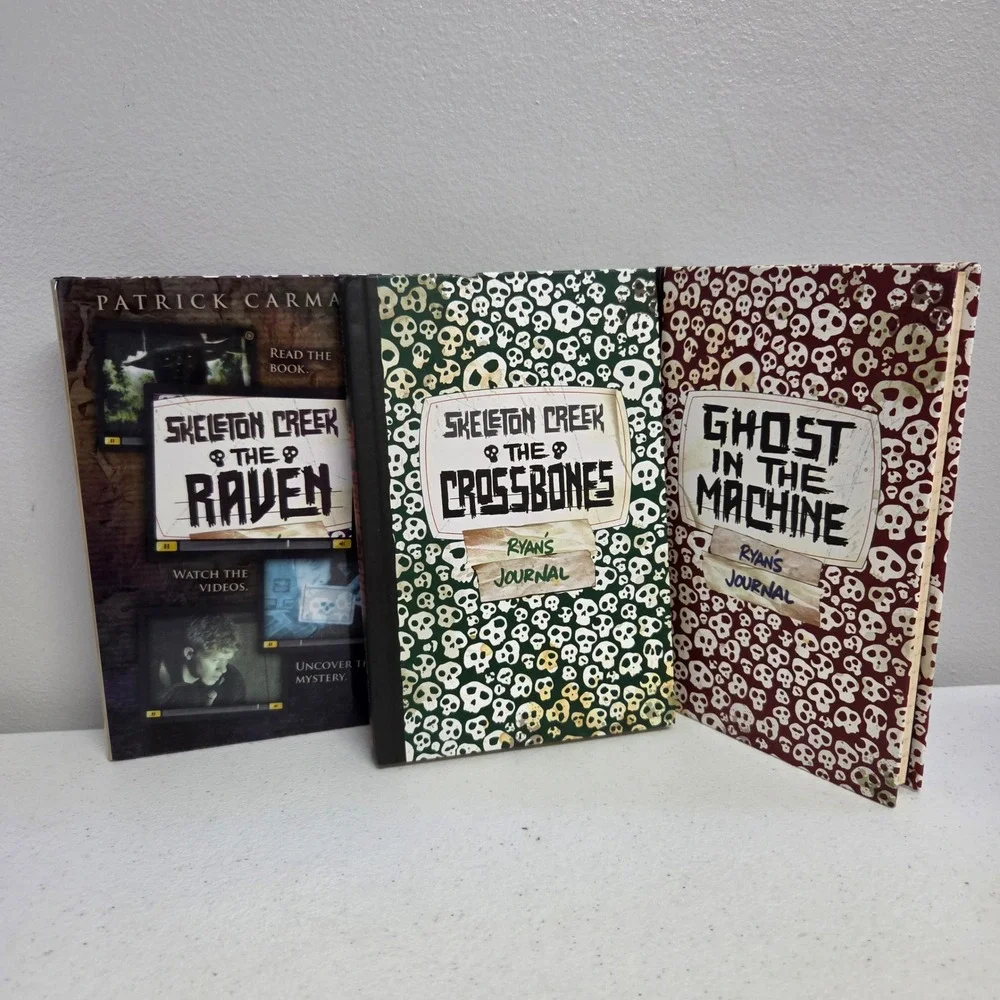 Skeleton Creek‎ Patrick Carman Ryans Journal Books 2 3 4 Ghost Raven Crossbones